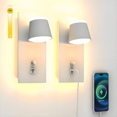 MKSS® Bedlampjes Hoofdbord - Leeslampjes met Meerdere Standen - Bedlamp Slaapkamer Volwassenen