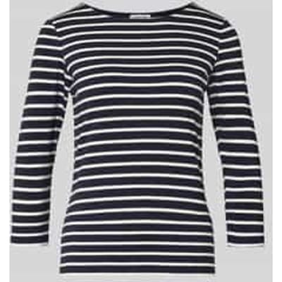 T-shirt met ronde hals en 3/4-mouw
