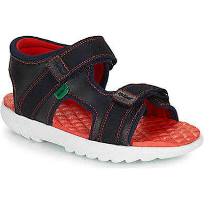 Platte sandalen Kickers KICKSTER SANDAL LTHR JM NVY