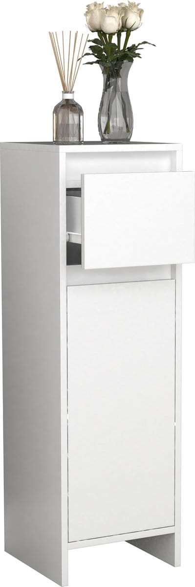 VCM vrijstaande badkamerkasten, badkamer vloerkast, vrijstaande badkamerkast, badkamermeubel, badkamer opberglades, smalle kast, badkamer ladekast, vrijstaande badkamer opbergmeubels, handdoekenrek