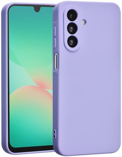 Shockproof Backcover - Liquid Silicone Soft Hoesje - Geschikt voor: Samsung Galaxy A26 / Samsung Galaxy A17 5G - Lila