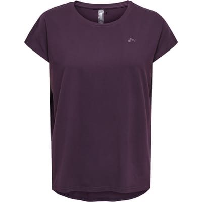 ONLY PLAY AUBREE LIFE ON SS BAT LOOSE TEE NOOS Plum Perfect 15137012 plum per