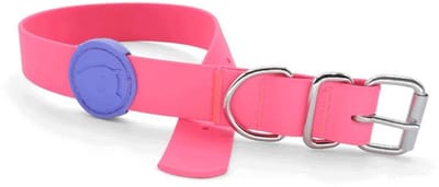 Morso - Halsband Hond Waterproof Gerecycled Passion Pink Roze