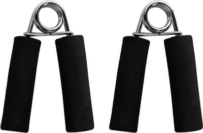 VirtuFit Handknijpers - Foam Handtrainers - 2 Stuks - Zwart
