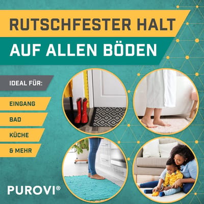 Dailygoods- Antislipmat 200 x 80 cm - Tapijtstopper - Antislip ondertapijt - Antislip onderlegger - Slipbescherming - Wasbaar en herbruikbaar - Vloerkleedonderlegger