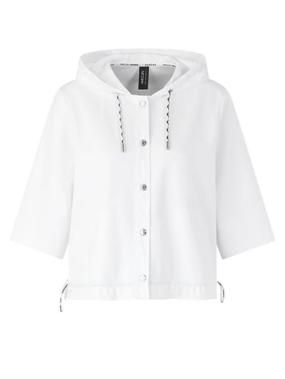 Capuchonsweatvest Van Marc Cain wit