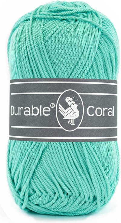 Durable Coral - 338 aqua - Gemerceriseerd Katoen Garen