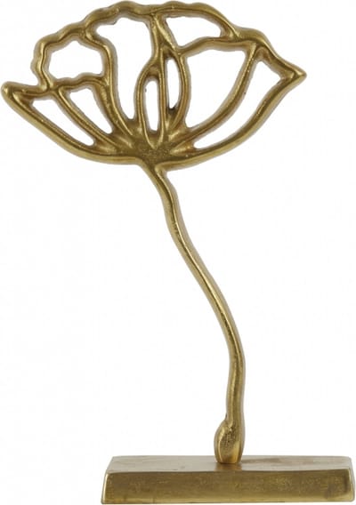Light & Living Deco Beeld Papaveru S - Metaal - - 22 x 36 x 6 cm (BxHxD)