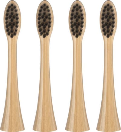 Philips Sonicare Opzetborstels - Milieuvriendelijke Opzetborstels - Bamboe - Houtskool - 4 stuks