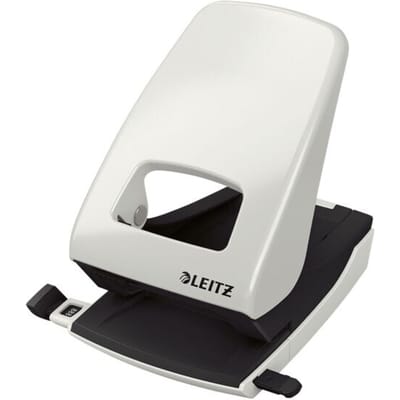 Leitz NeXXt Bureau Perforator - Perforeert Tot 40 Vel - Voor Mappen En Ringbanden - Grijs