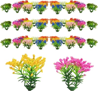 Modelbouw Bloemen - Gras Groepen - Landschap Creëren - Natuurlijk Effect - 50 Stuks - 10 Kleuren