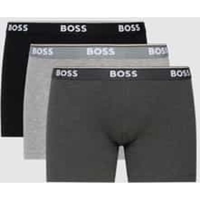 Boxershort met logo in band in een set van 3 stuks, model 'Power'