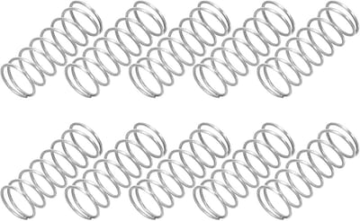 Roestvrijstalen Veren Set 0.3mm Draaddiameter 4mm Buitendiameter Compleet in 10 Stuks