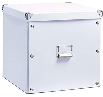 Opbergdoos Karton 33,5 x 33 x 32 Wit – Perfect voor Organisatie en Opslag
