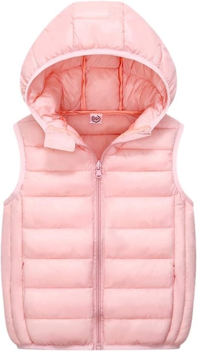 Baby Vest - Kinderen Jas - Buiten Spelen - Met Capuchon - 25 x 25 x 1 cm - Meerdere Kleuren