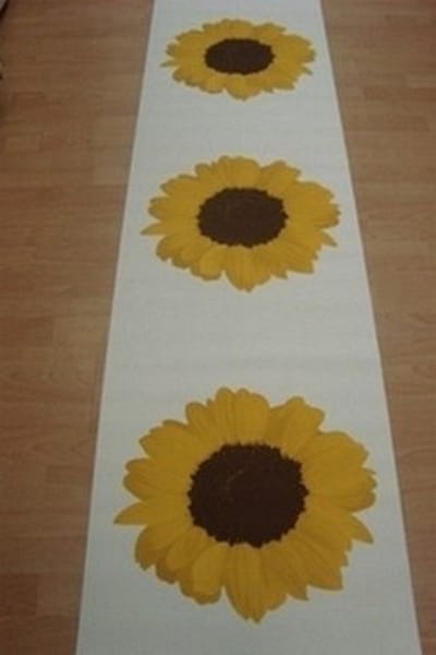 Rasch Zonnebloemen Vliesbehang 51701 – Bloemen Behang – Geel Bloemdessin