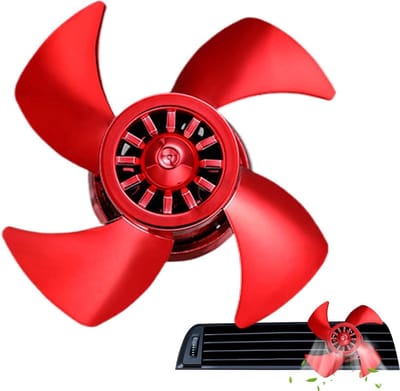 Auto Ventilatieclip - Luchtverfrisser - Auto Interieur - Stille Werking - 7 x 7 cm - Zilverkleurig