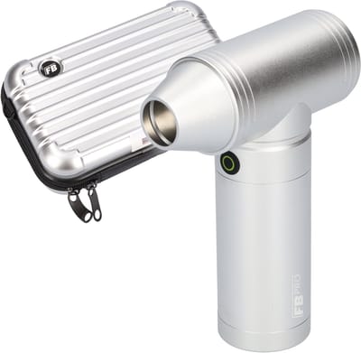 FBT100 Zilver - Turbo fan - Air duster - Turbo jet - Luchtpistool - Luchtblazer - Luchtcompressor - Met verschillende standen - Stevig en sterk - Krachtige blazer - USB-C oplaadbaar, 100g stuwkracht - 1000mAh - Turbo - Zilver