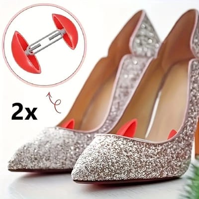 Set Van 2 Verstelbare Mini Schoenspanners I Breedte Verlenger Schoen I 7-12 CM I Voor Alle Soorten Schoenen I Voorkomt Kreukvorming