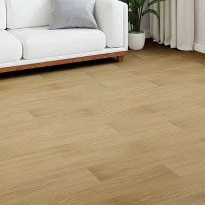 vidaXL Laminaatvloer Zacht Crème 101 x 20 x 0,8 cm 5 st Bewerkt hout