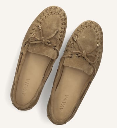 AYANA 12671 Mocassins Dames - Instappers - Camel - Maat 37