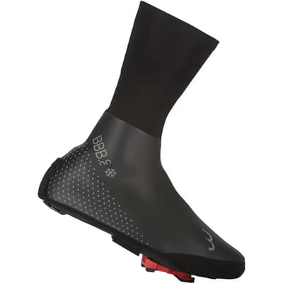 BBB Cycling UltraWear Fiets Overschoenen Wielrennen en MTB - Waterdichte Overschoenen zonder Rits - Thermo - Zwart - Maat 37/38 - BWS-26