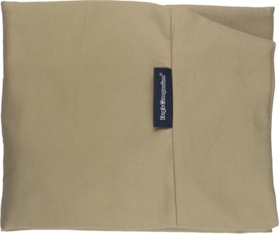 Dog's Companion Hoes Hondenkussen / Hondenbed - XL - 140 x 95 cm - Beige Canvas/Katoen