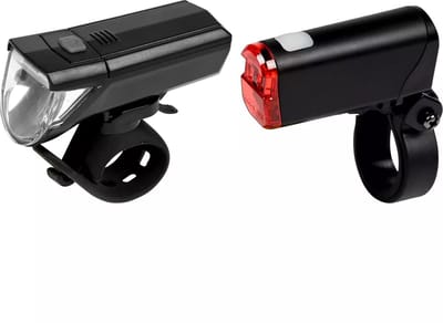 Benson Fietslamp LED set - voor / achterlicht - waterbestendig IPX4 - inclusief batterijen