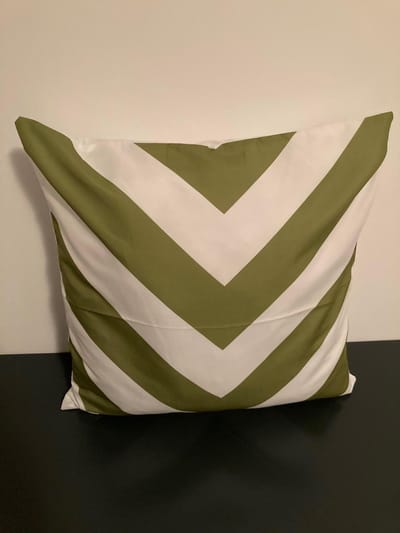 Nordic Geometry Collection Kussenhoes – Olive Green Edition - 45x45 cm