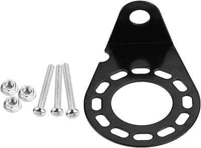7 en 13 Polige Connector Houder Rechthoekig Stopcontact voor Caravans Trekhaak - Zwart - Met Schroeven en Moeren - Handige Accessoire voor Aanhangers