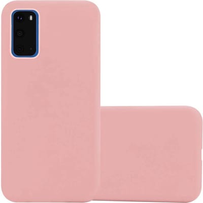 Cadorabo Hoesje geschikt voor Samsung Galaxy S20 in CANDY ROZE - Beschermhoes gemaakt van flexibel TPU silicone Case Cover