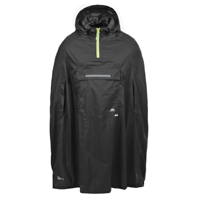Trespass Qikpac Poncho Zwart S Vrouw
