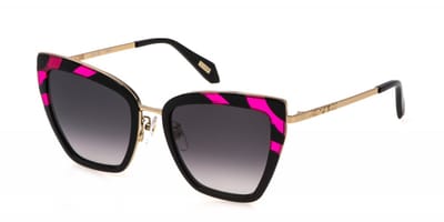 Just Cavalli SJC092 Nero+rosa lucido 53/20/140 WOMAN Zonnebrillen