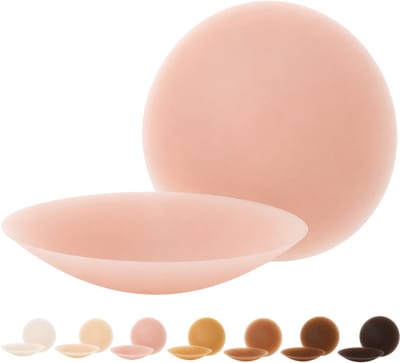 BOOBEES Silicone Nipple Covers - XL - Size 12cm - Peach