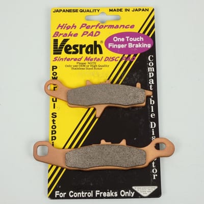 Plaquette de frein Vesrah pour moto Kawasaki 80 Kx Grandes Roues 1997 à 2000 AV