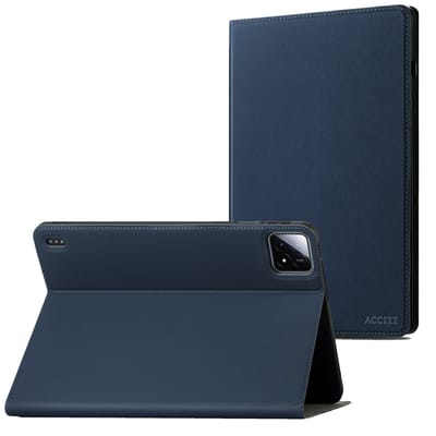 Accezz Tablet Hoes - Geschikt voor Xiaomi Pad 6S Pro 12.4 - Classic Tablet Case - Donkerblauw