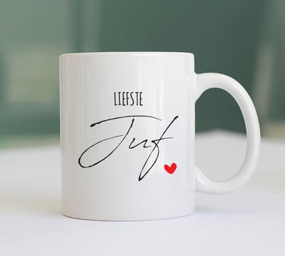Mok Liefste Juf - Afscheidscadeau - Bedankt Juf - Juf Mok - Bedankt - Cadeau Juf