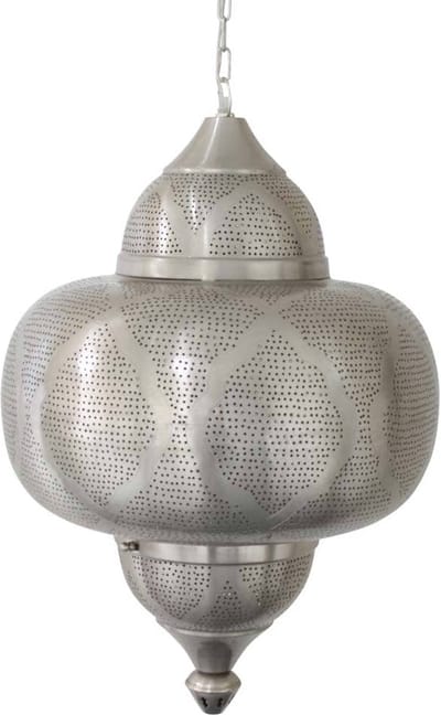 Safaary - Oosterse Hanglamp Nikkel Goud Laxmi Ø 41 x 67cm