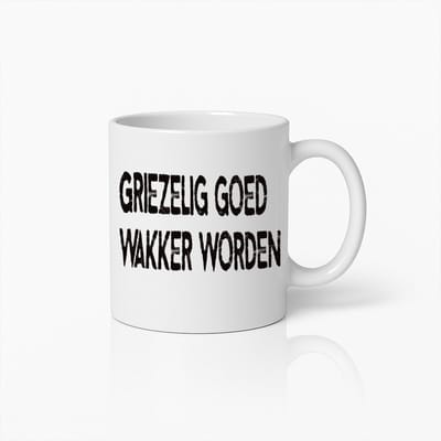 Griezelig Goed Wakker Worden Mok – Grappige Halloween Mok voor Koffieliefhebbers