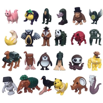24 stuks/Set Tung tung tung Sahur Figuren V1 V2 V3 Serie PVC Italiaanse Hersenkronkel Tun Tung Tung Sahur Actiefiguren Speelgoed Model Speelgoed