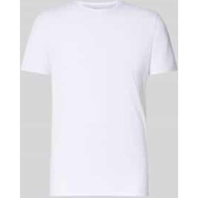 Regular fit T-shirt van katoenmix
