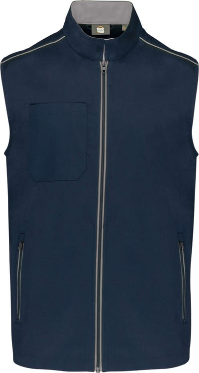 WK. Designed To Work Gilet Day To Day WK6148 - Navy / Silver - 5XL