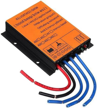 Windturbine Laadcontroller - Regelaar Generator - Batterijen Opladen - MPPT Technologie - 3000W - Zilver