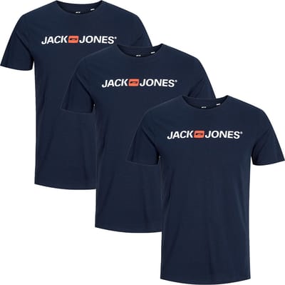 Jack & Jones Heren t-shirt 3 pack Basic