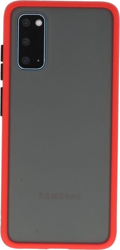 Hardcase Backcover Geschikt voor Samsung Galaxy S20 Rood