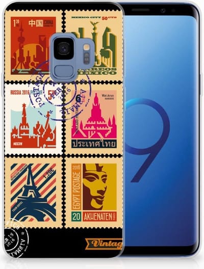 Samsung Galaxy S9 Siliconen Back Cover Postzegels