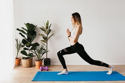 Pro Care Excellent Quality® Yoga/Fitnessmat - Met Anti Slip Profiel - 183x61x1cm - Blauw - Mat - Yoga - Draagtas