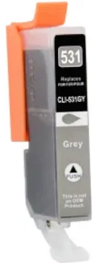 Cli-531 Grijs - Huismerk inktcartridge compatible met Canon Pixma TS8750 / Canon Pixma TS8751