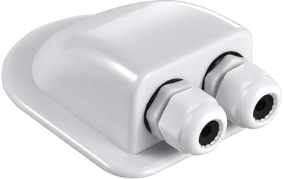 Dailygoods- Dakdoorvoer IP68 Waterdicht - Kabeldoorvoer - ABS Kunststof - Voor Zonnepanelen - Geschikt voor Caravan - 100 x 107 x 44 mm