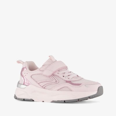 Blue Box meisjes sneakers lichtroze metallic - Maat 22 - Uitneembare zool
